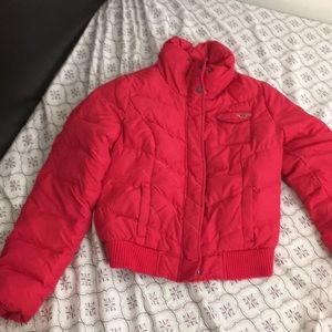 Hollister puffy jacket